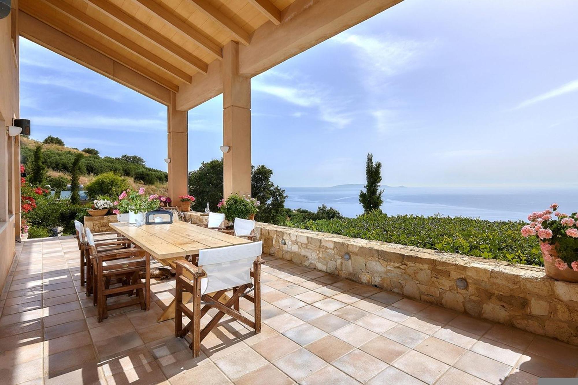 Villa Vollard With Amazing View Pool Heraklion  Екстер'єр фото