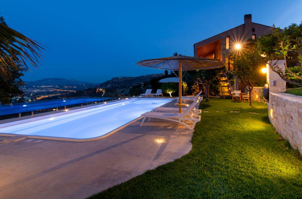Villa Vollard With Amazing View Pool Heraklion  Зручності фото